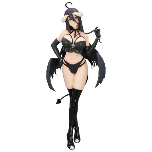Overlord Albedo Bicute Dark Furyu Figure (Front View) On a White Background | Happy Piranha