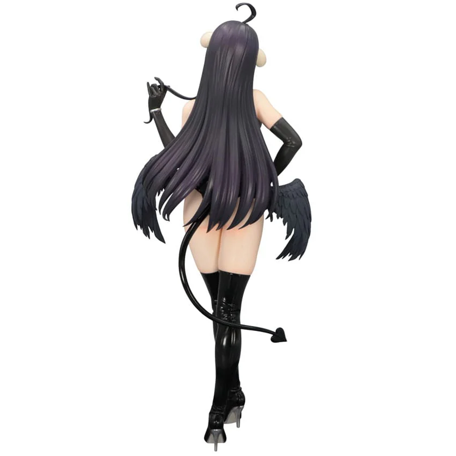 Overlord Albedo Bicute Dark Furyu Figure (Back View) On a White Background | Happy Piranha