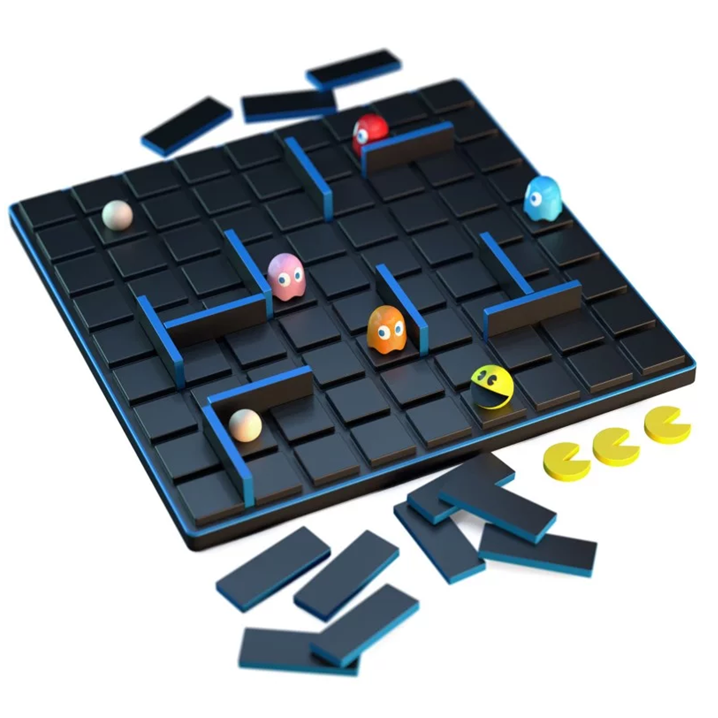 Quoridor Pac-Man Edition Board Game (Contents) | Happy Piranha