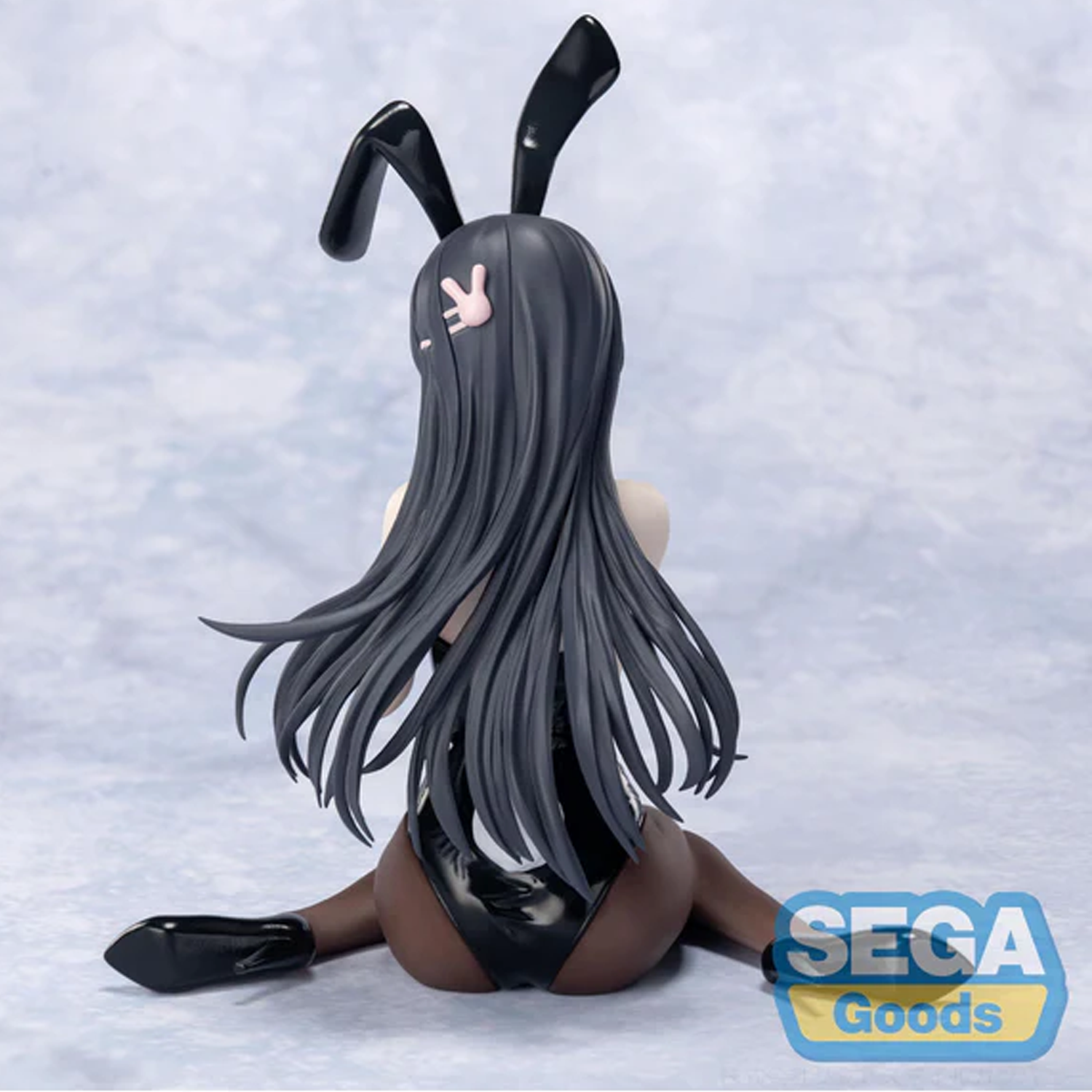 Mai Sakurajima Bunny Girl: Rascal Does Not Dream Figure (Back) on a Grey Background | Happy Piranha