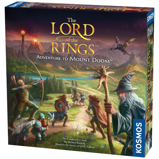 The Lord of the Rings Adventure to Mount Doom Board Game (Front) | Happy Piranha