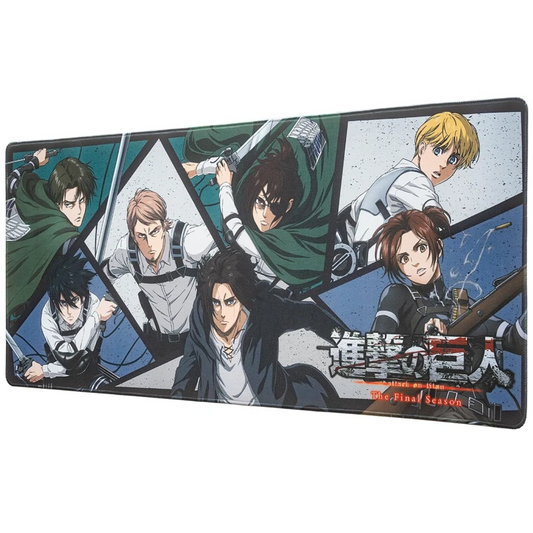 Attack on Titan XXL Anime Mouse Pad & Keyboard Mat | Happy Piranha