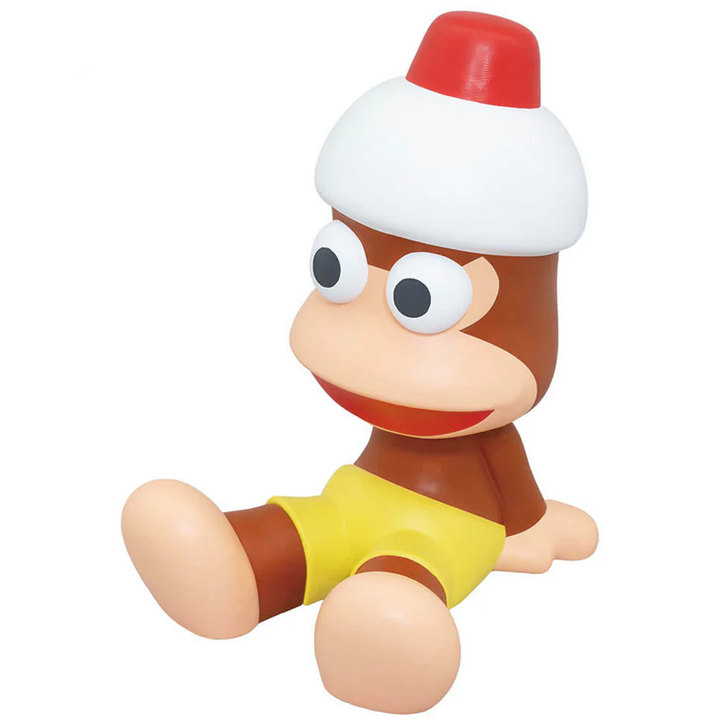 Ape Escape - Piposaru SOFVIMATES Action Figure on a White Background (Side) | Happy Piranha