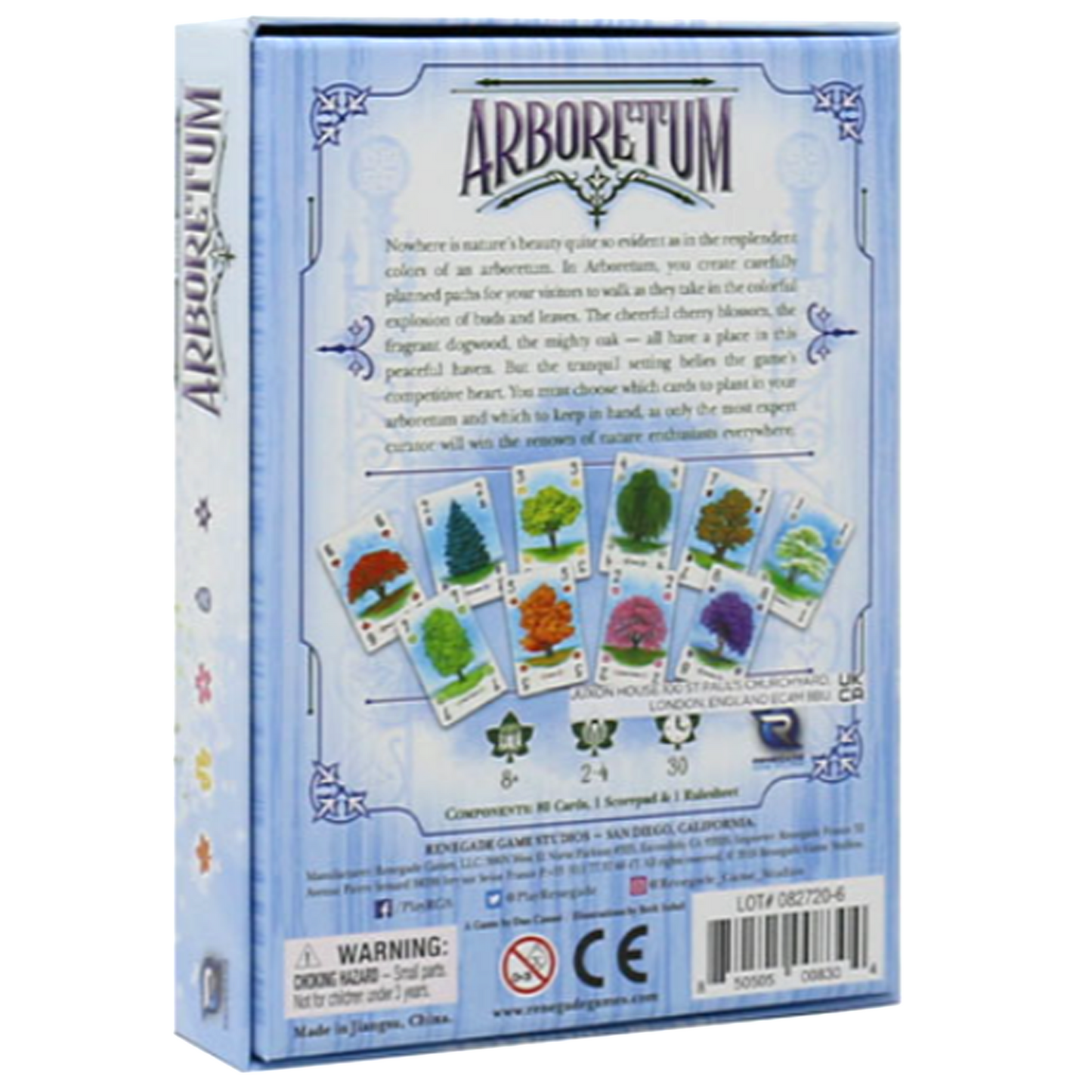 Arboretum Card Game (Back) | Happy Piranha