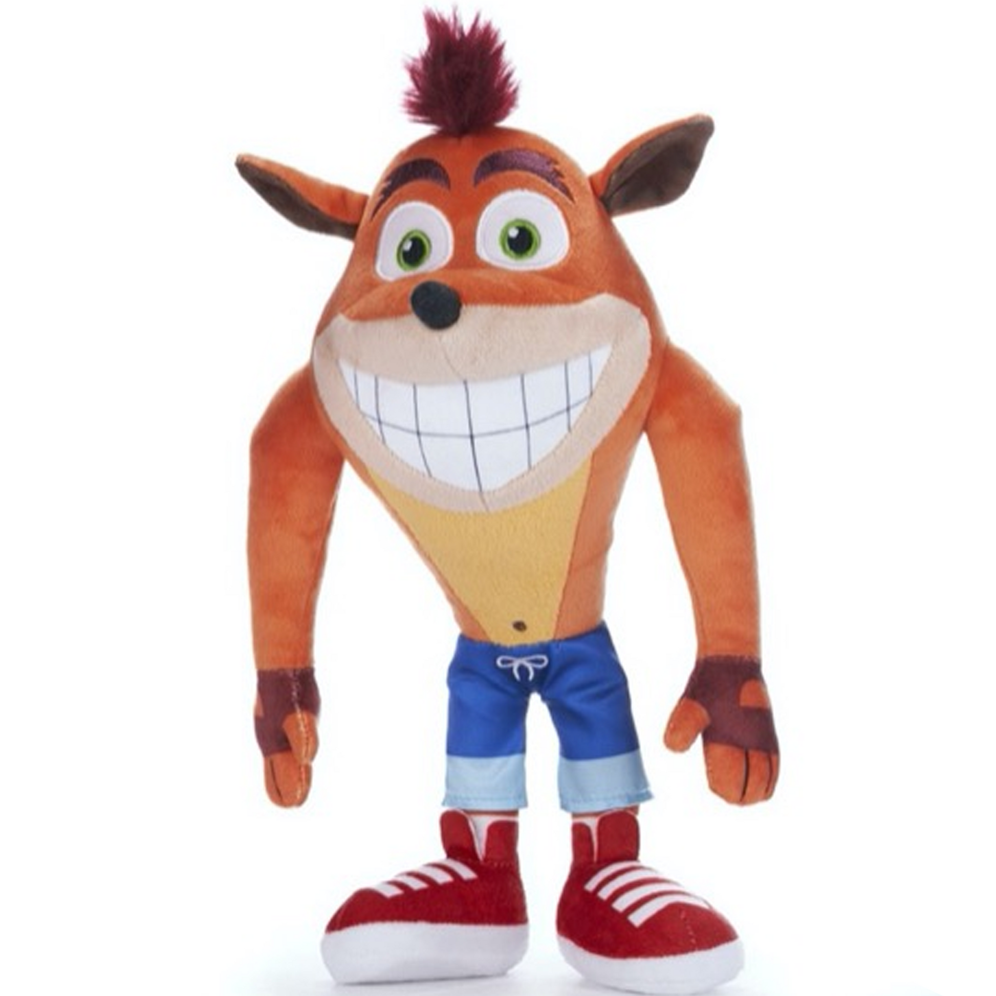 Crash - 30cm Crash Bandicoot Plushie Soft Toy (Arms Down) | Happy Piranha