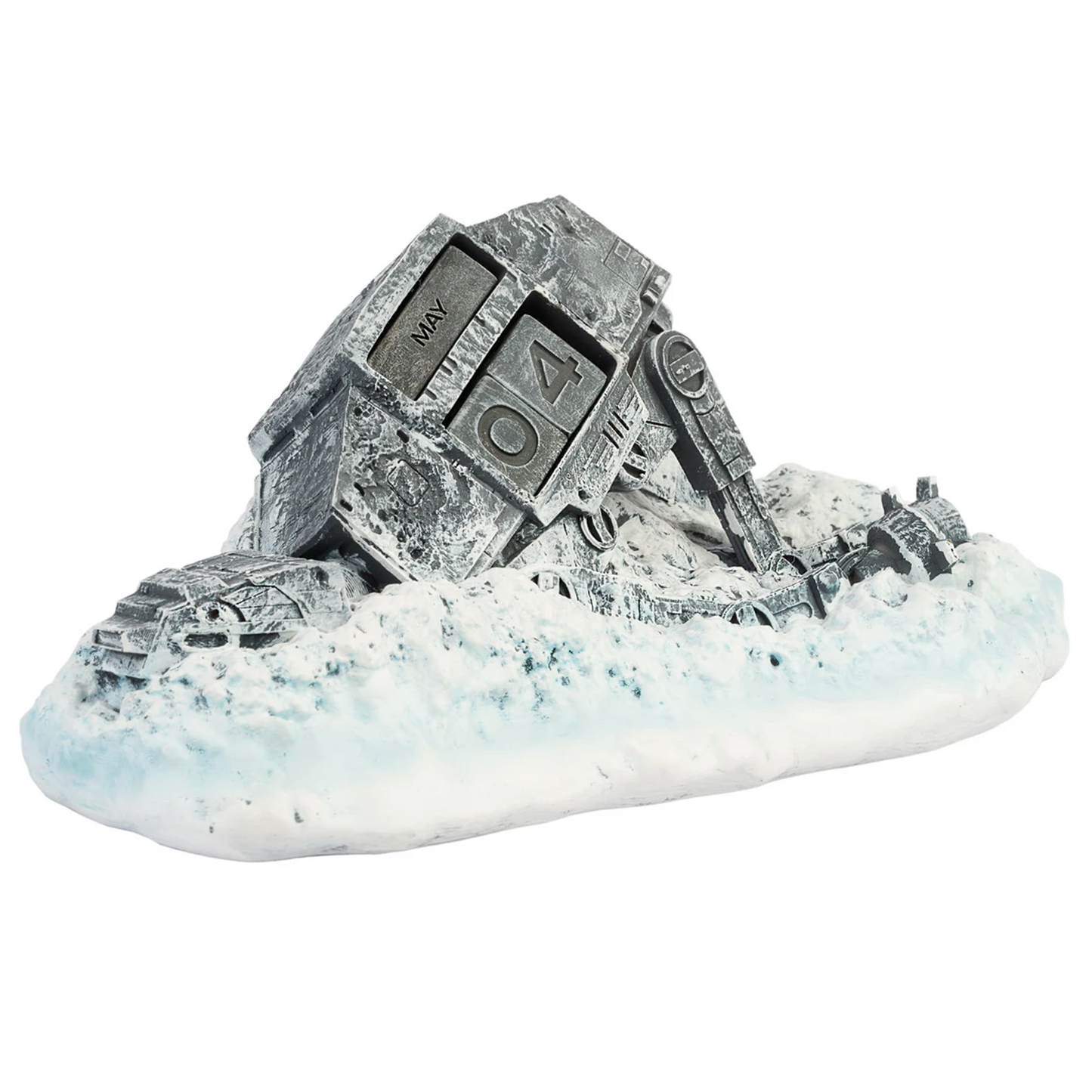 Star Wars AT-AT Walker 3D Perpetual Calendar on a White Background | Happy Piranha