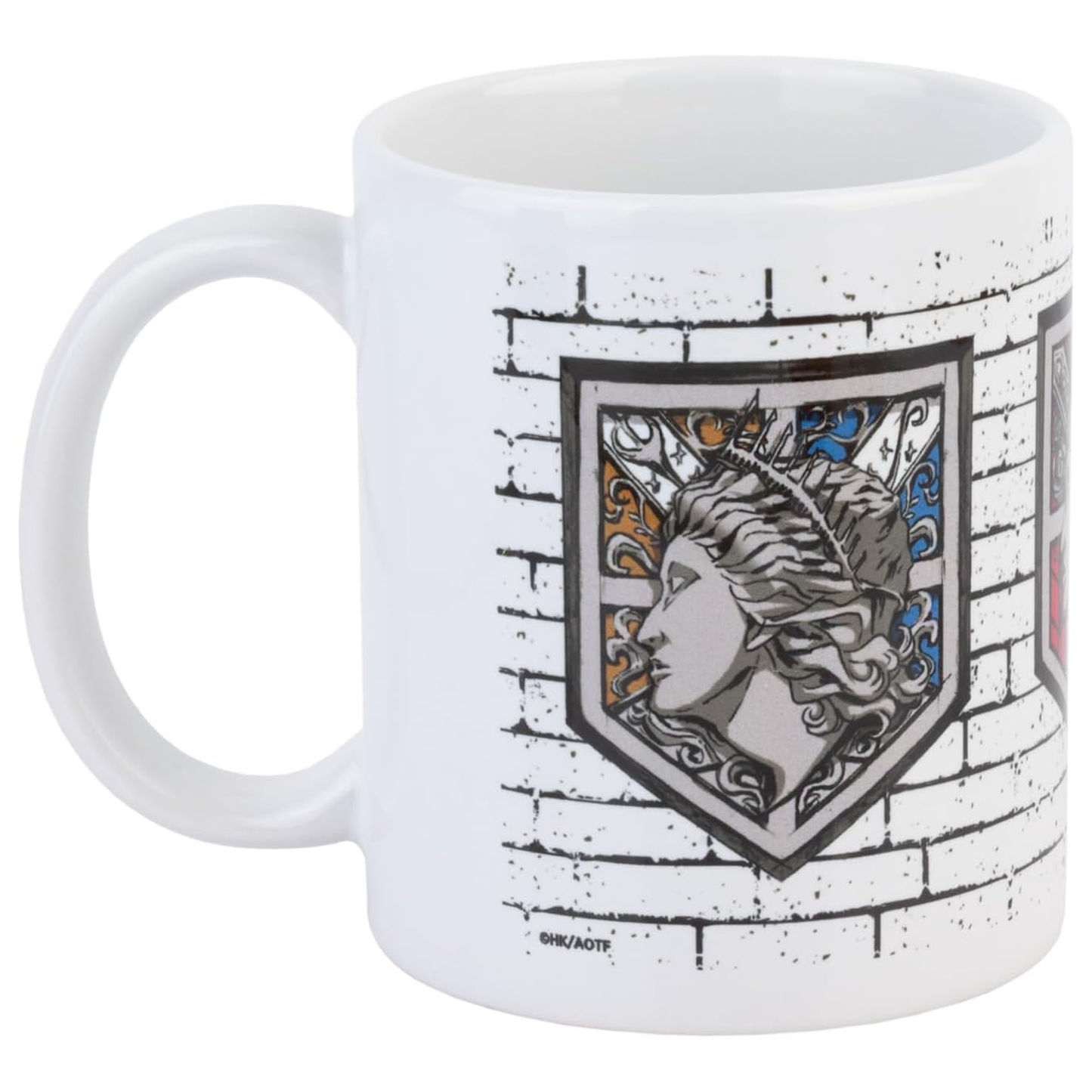 Attack on Titan The Final Season Wall Emblem 350ml Ceramic Mug (Back) | Happy Piranha