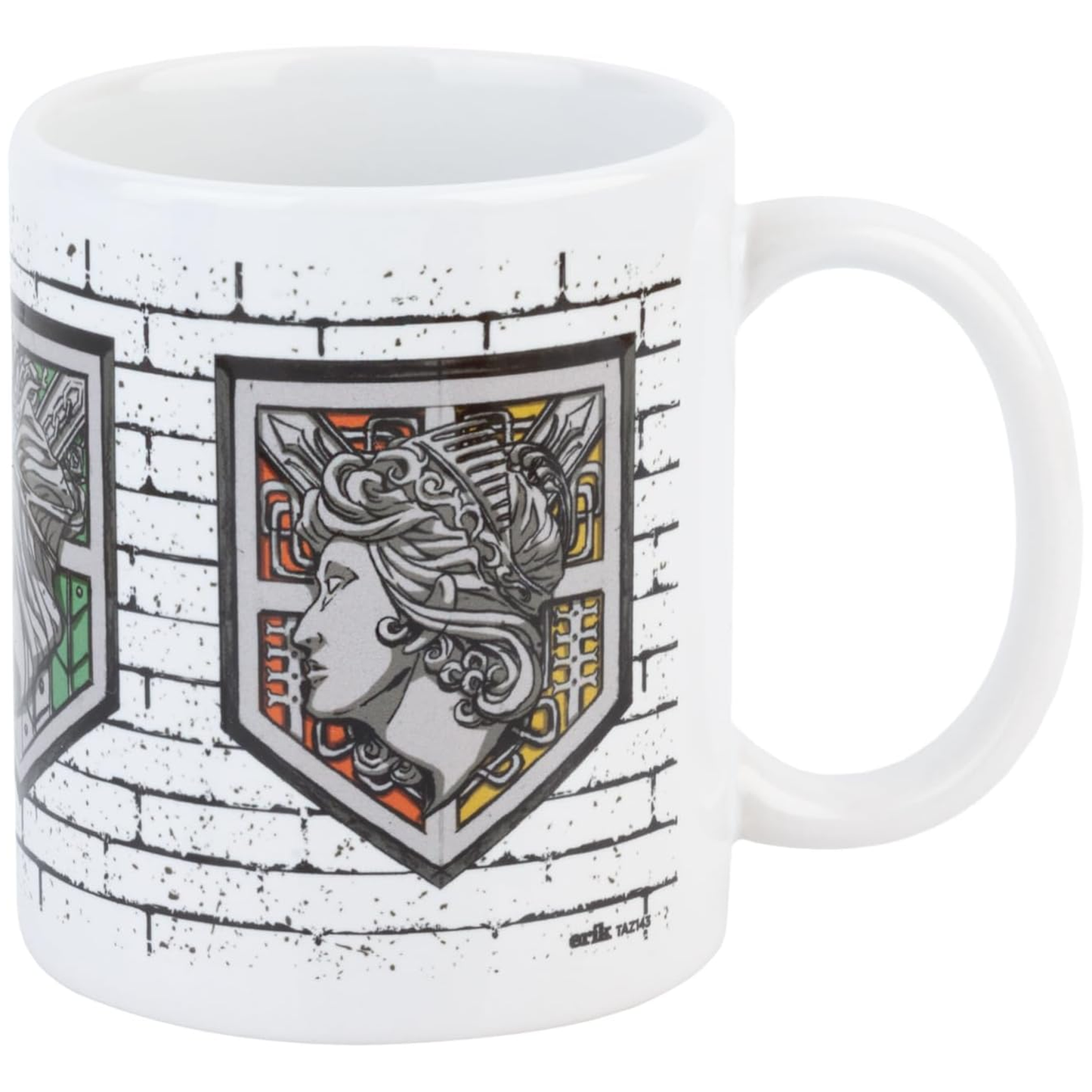 Attack on Titan The Final Season Wall Emblem 350ml Ceramic Mug (Front) | Happy Piranha