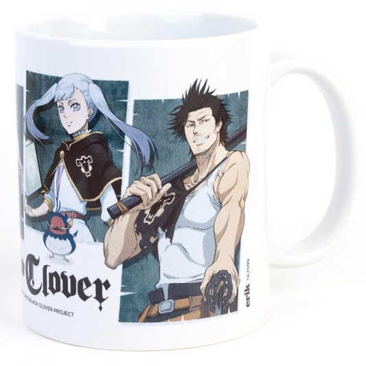 Black Clover Ceramic 320ml Anime Mug (Front) | Happy Piranha