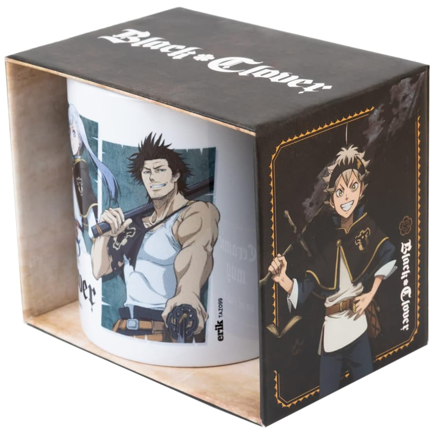 Black Clover Ceramic 320ml Anime Mug (Boxed) | Happy Piranha