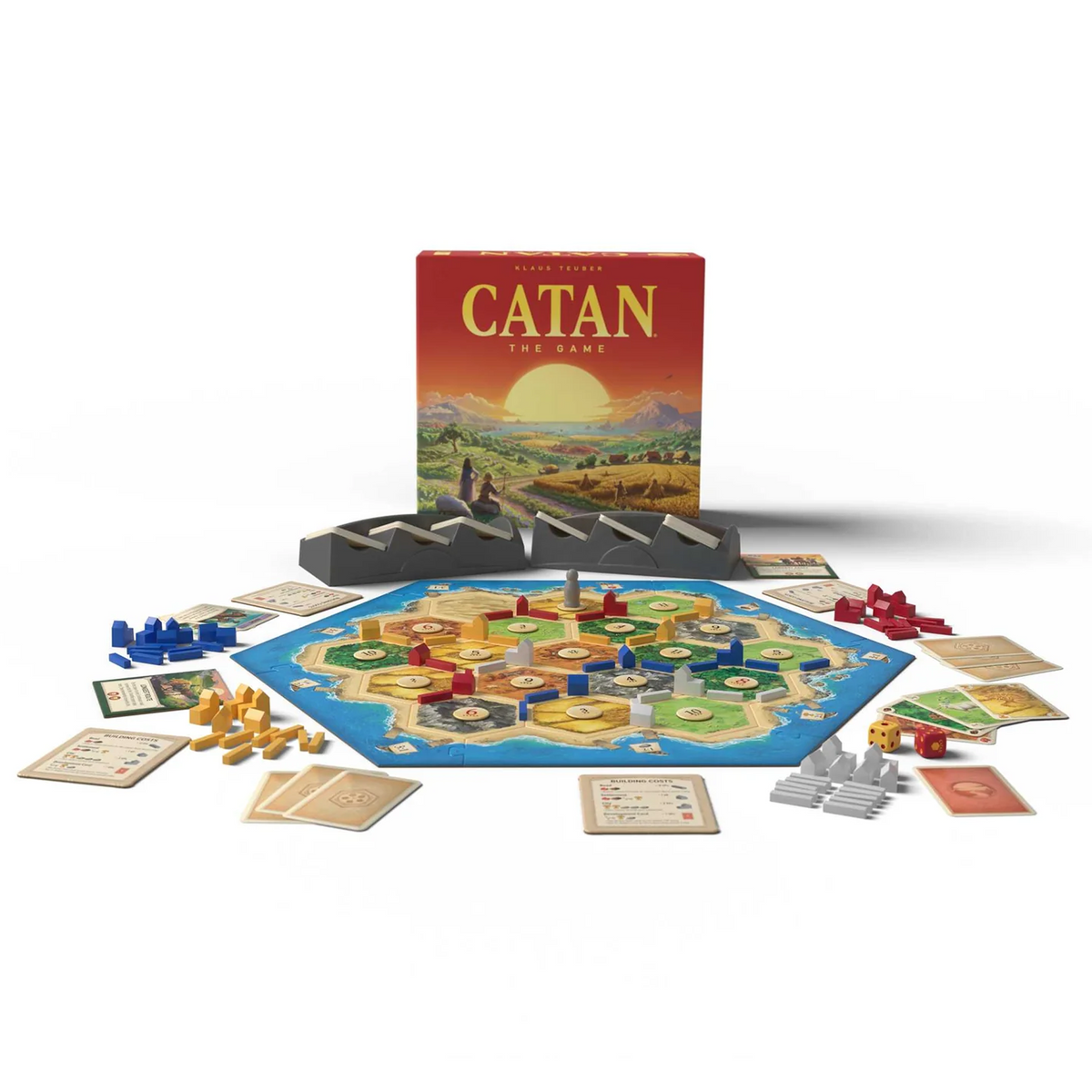Catan Contents Catan The Board Game 6th Edition (2025 Refresh) | Happy Piranha