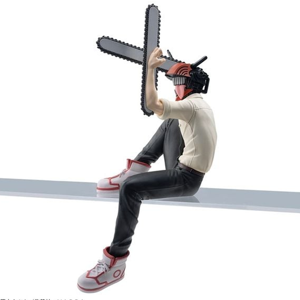Chainsaw Man Sega Chokonose Noodle Stopper Figure (Side) on a White Background | Happy Piranha
