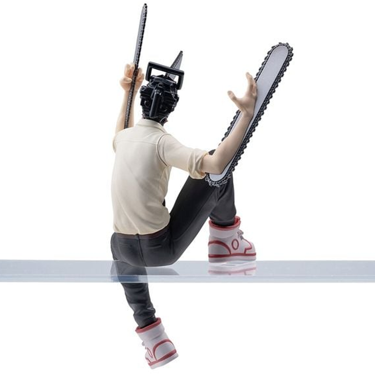 Chainsaw Man Sega Chokonose Noodle Stopper Figure (Back) on a White Background | Happy Piranha