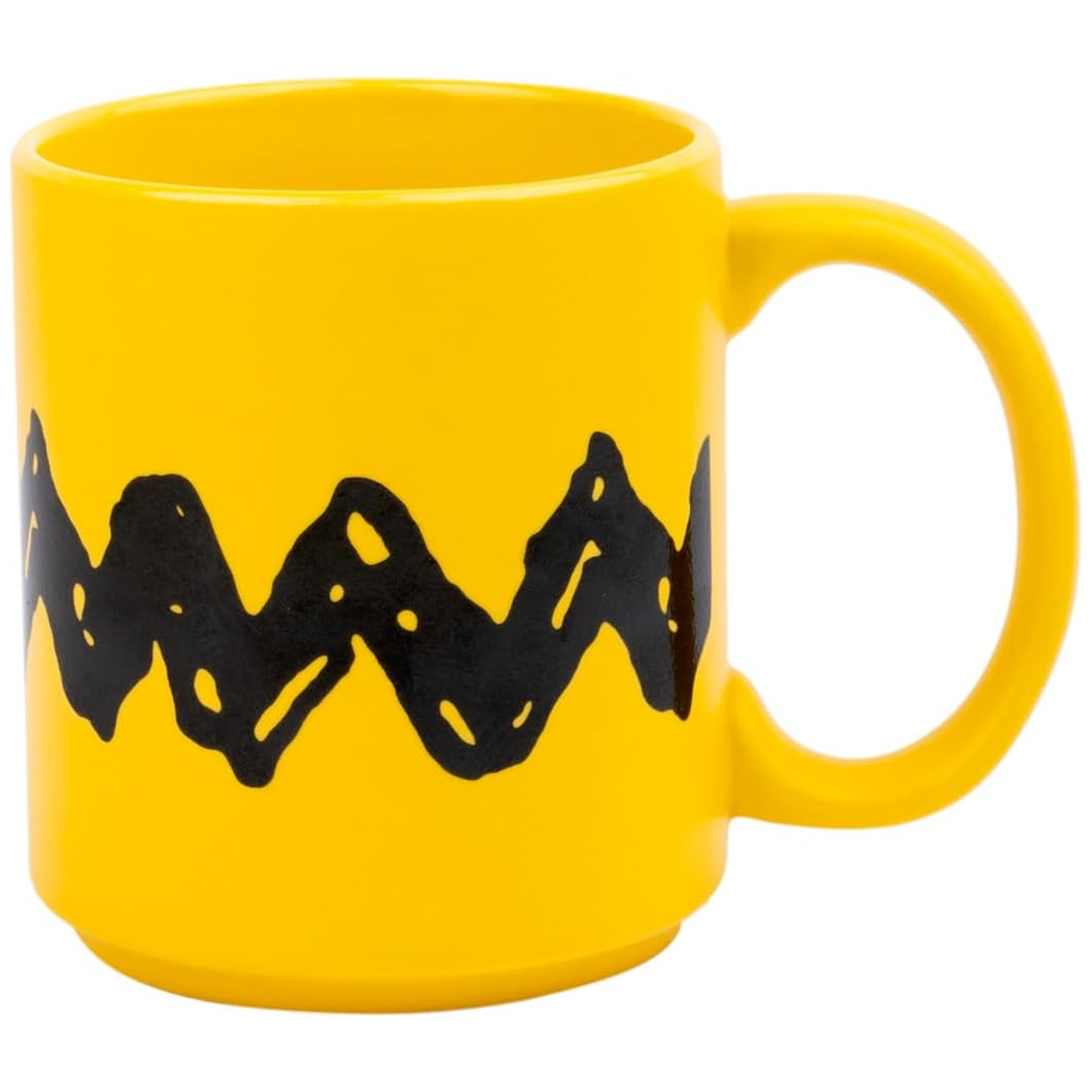 Snoopy Charlie Brown's Shirt Design 350ml Mug (Back) | Happy Piranha