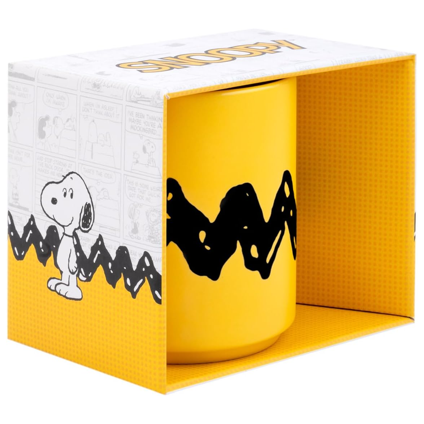 Snoopy Charlie Brown's Shirt Design 350ml Mug (Boxed) | Happy Piranha