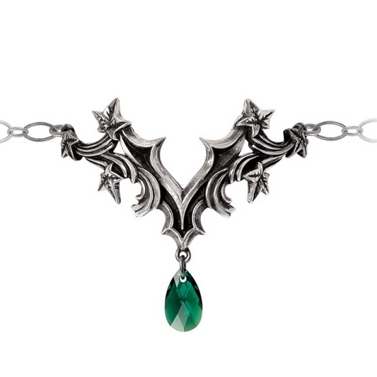 Churchyard - Pewter Gothic Design Hand Bracelet - Close Up on a White Background | Happy Piranha