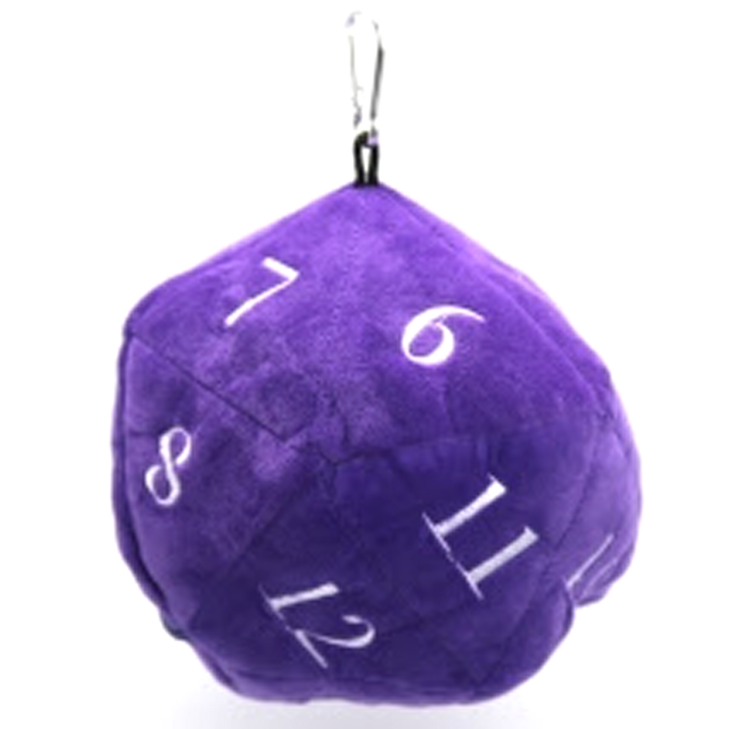 D20 20 Sided Dice Shape D&D Dice Storage Bag (Purple) | Happy Piranha