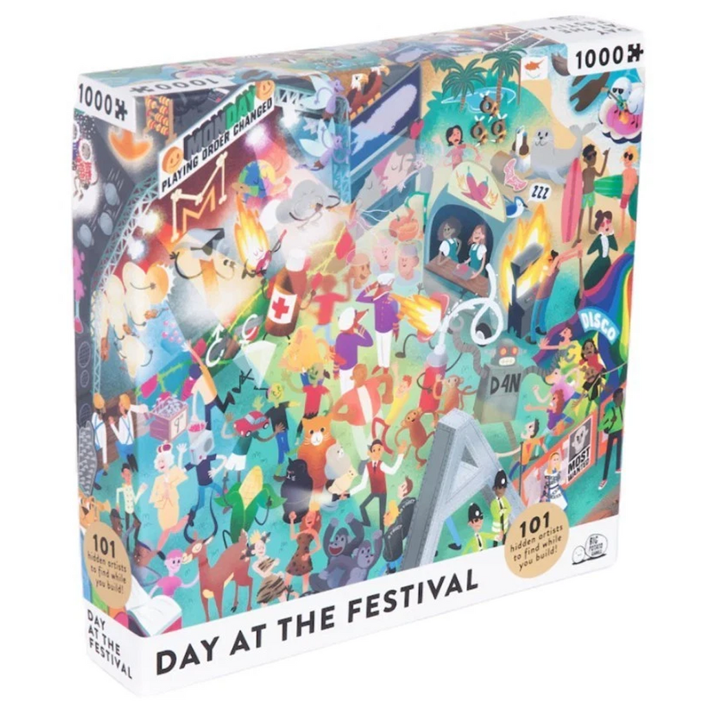 Day at the Festival 1000 Piece Riddle Jigsaw Puzzle | Happy Piranha