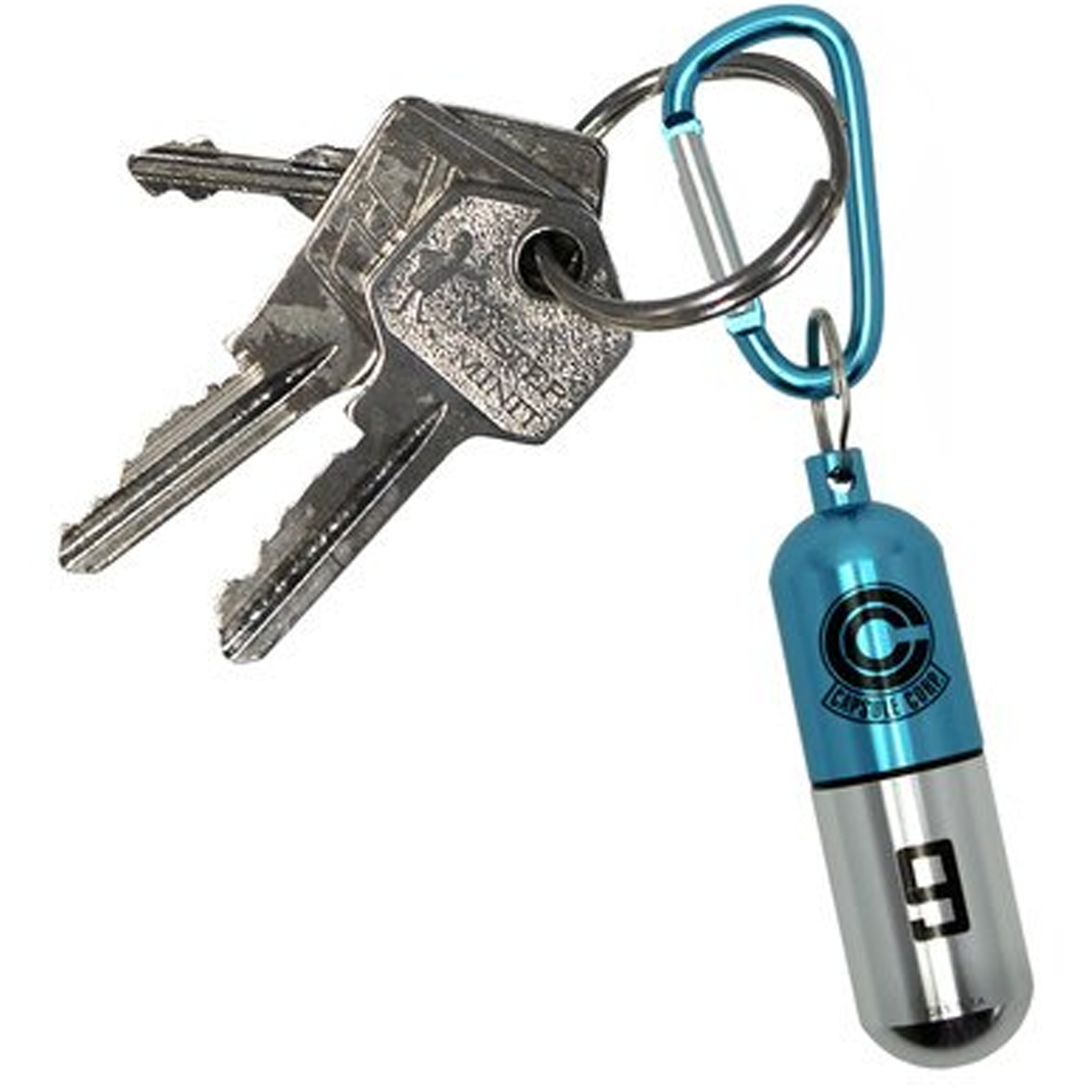 Dragon Ball Z Capsule Corp Storage Keychain (on Some Keys) | Happy Piranha