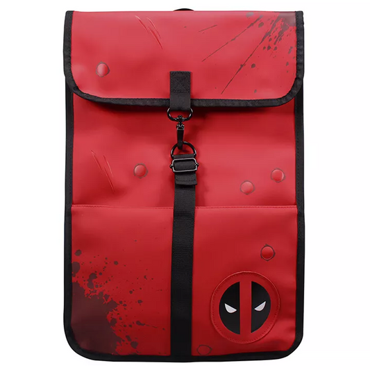 Marvel Deadpool Design Backpack (Front) | Happy Piranha