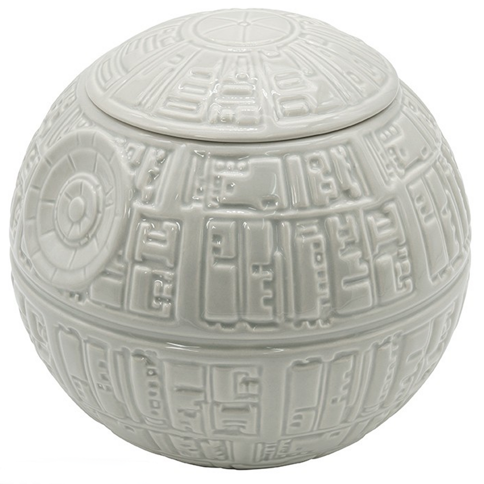 Death Star - 3D Shaped Disney Star Wars Cookie Jar (Front) | Happy Piranha