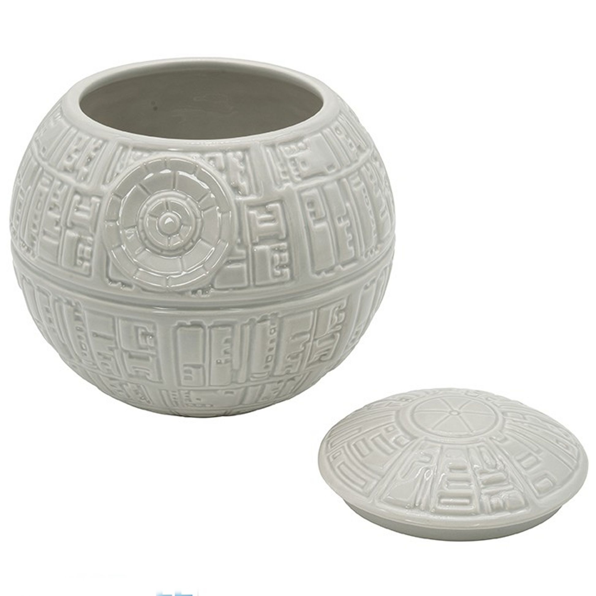 Death Star - 3D Shaped Disney Star Wars Cookie Jar (Open) | Happy Piranha