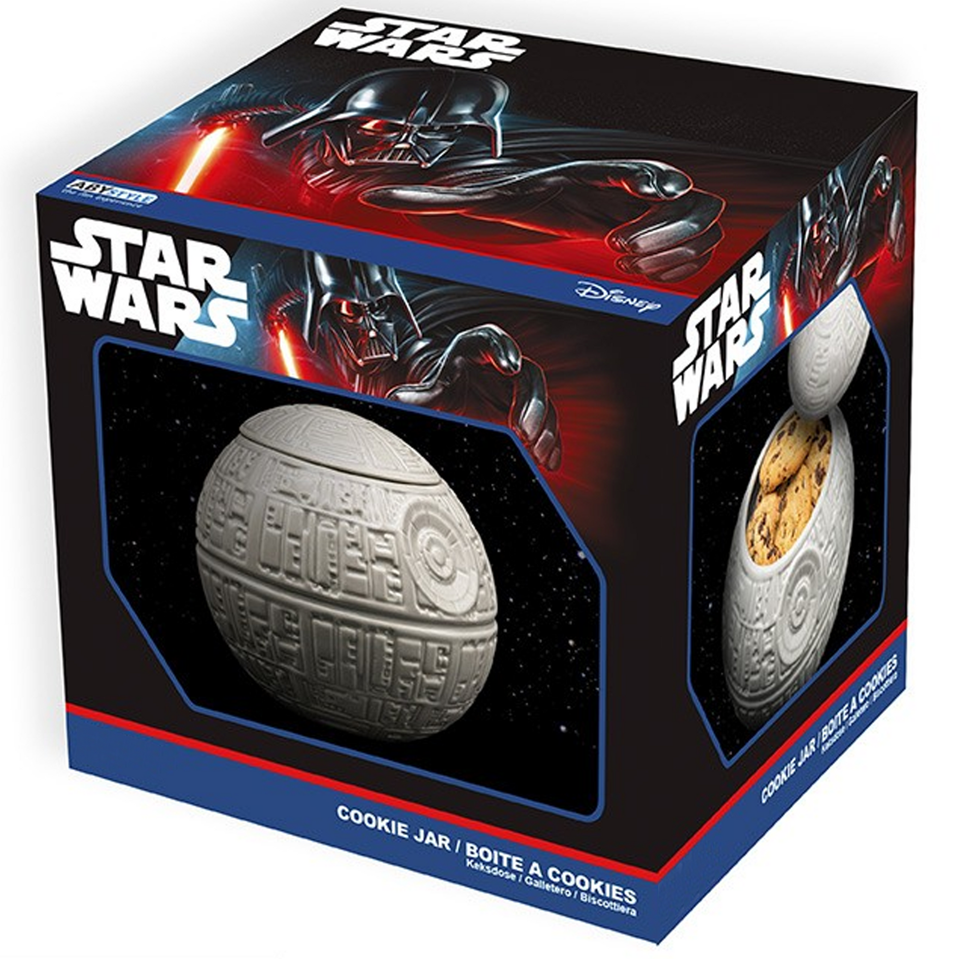 Death Star - 3D Shaped Disney Star Wars Cookie Jar (Boxed) | Happy Piranha