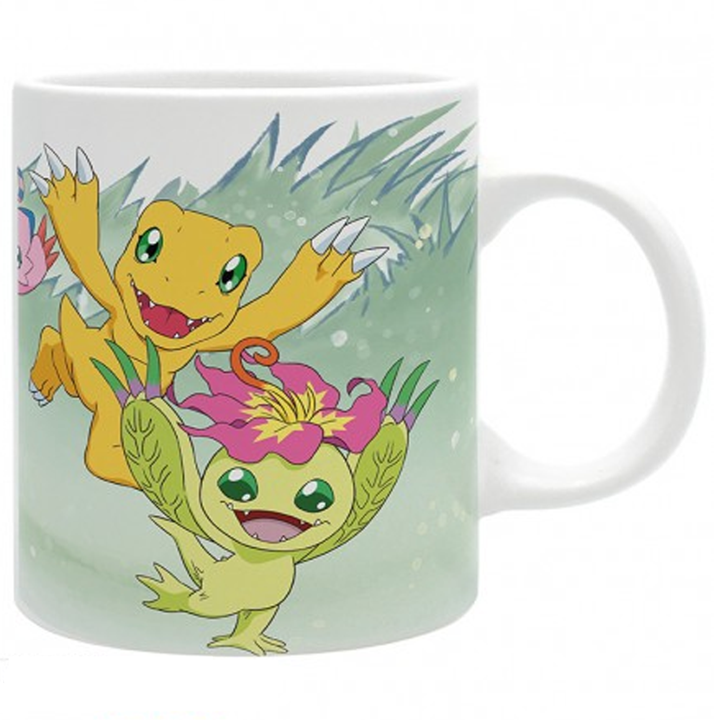 Digimon Characters - 320ml Ceramic Mug (Back) | Happy Piranha