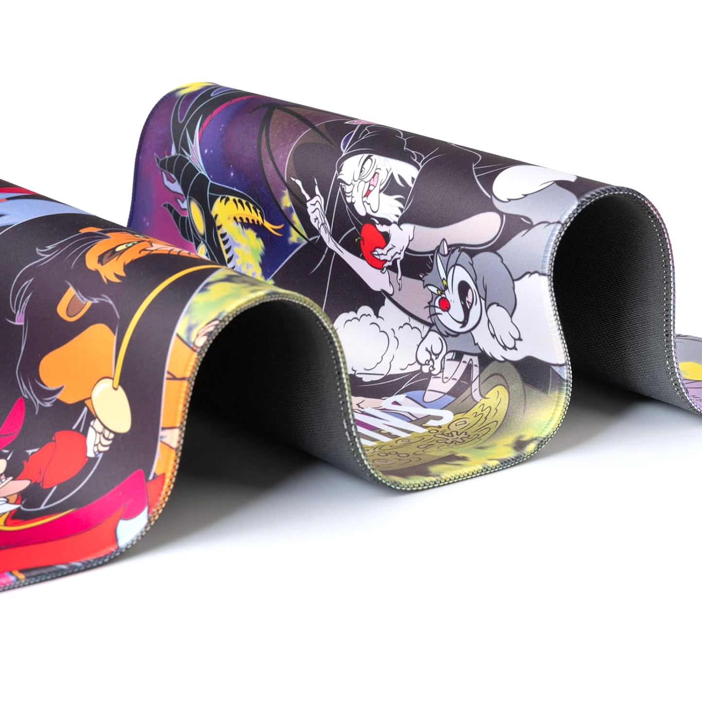 Disney Villains XXL 31.5 Inch Mouse Pad & Keyboard Mat (Stitched Edge) | Happy Piranha