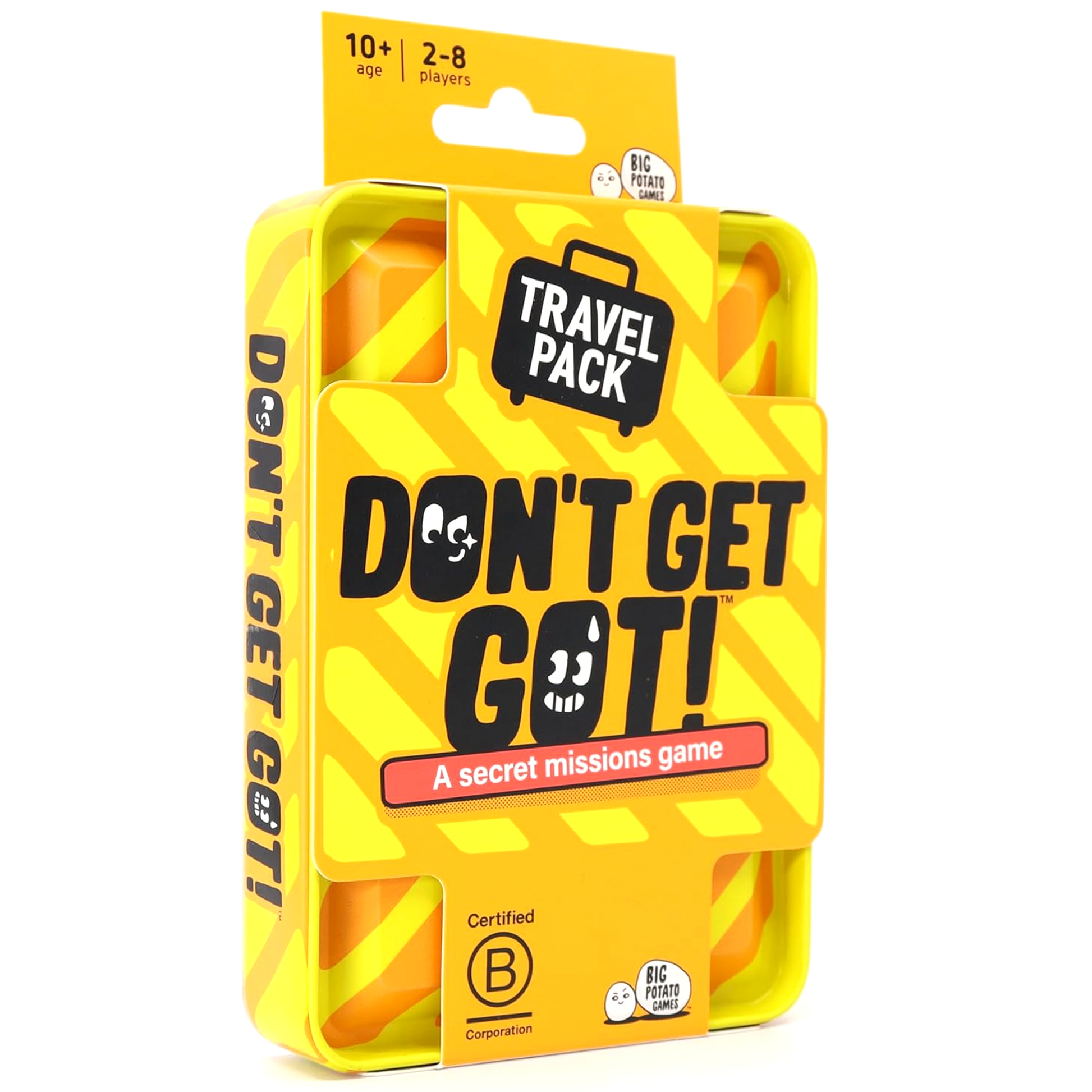 Don't Get Got! Travel Edition Party Game on a White Background | Happy 