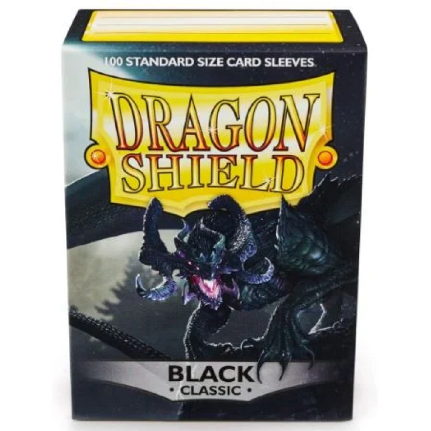 Dragon Shield Classic Standard Sized Card Sleeves 100 Pack: Black