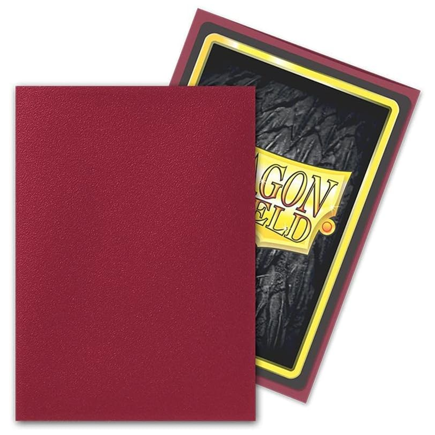 Dragon Shield Matte Standard Sized Card Sleeves 100 Pack: Blood Red (Sleeves) | Happy Piranha