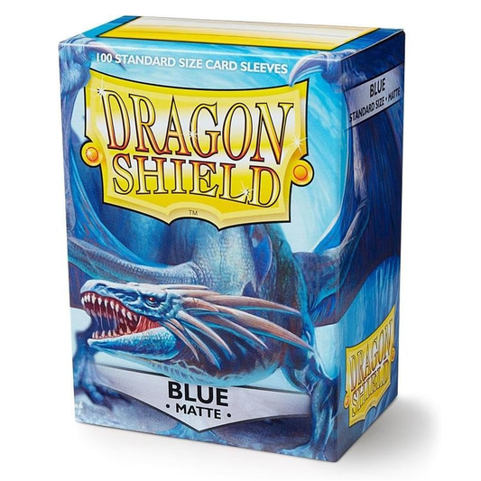 Dragon Shield Matte Standard Sized Card Sleeves 100 Pack: Blue