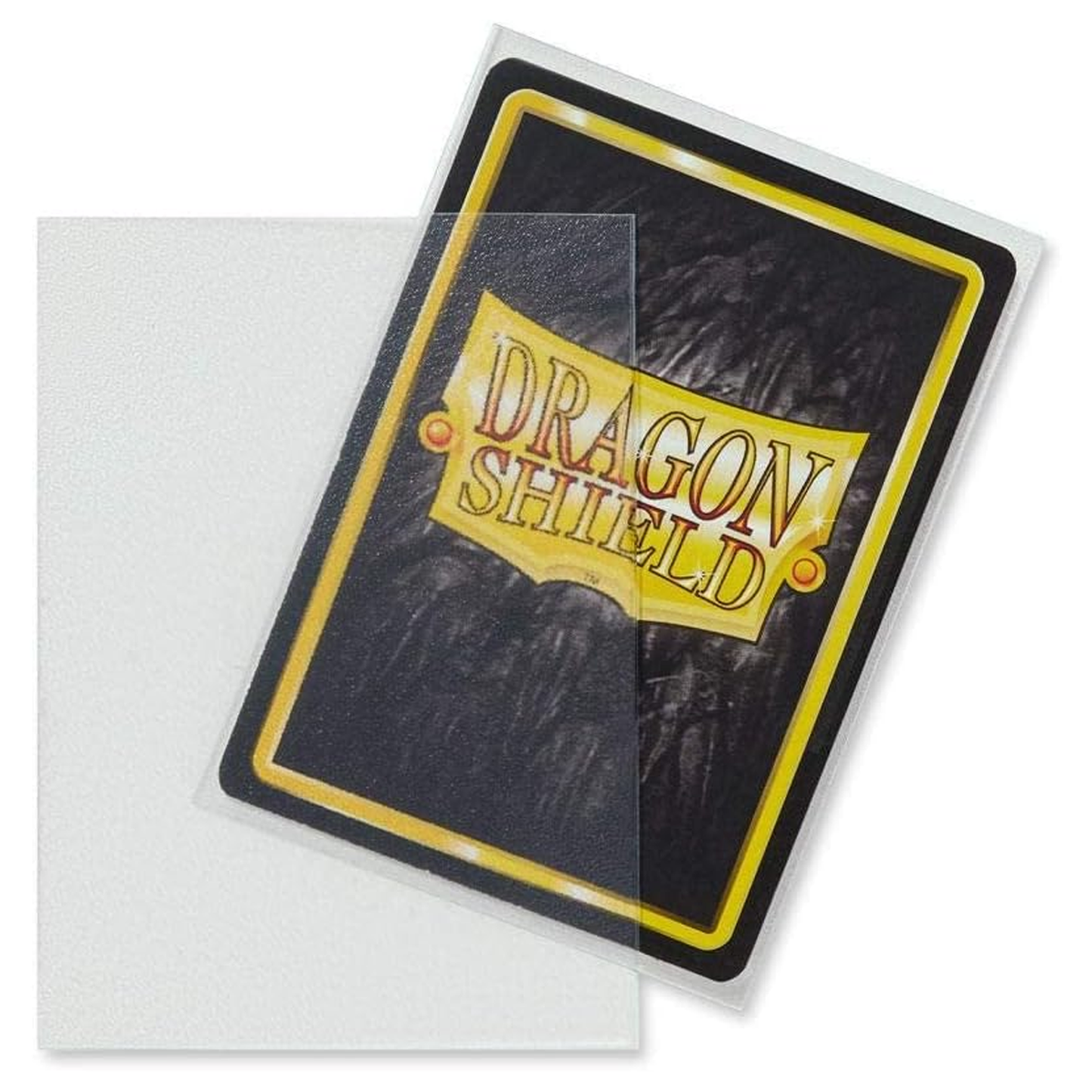 Dragon Shield Matte Standard Sized Card Sleeves 100 Pack: Clear (Sleeve Example) | Happy Piranha