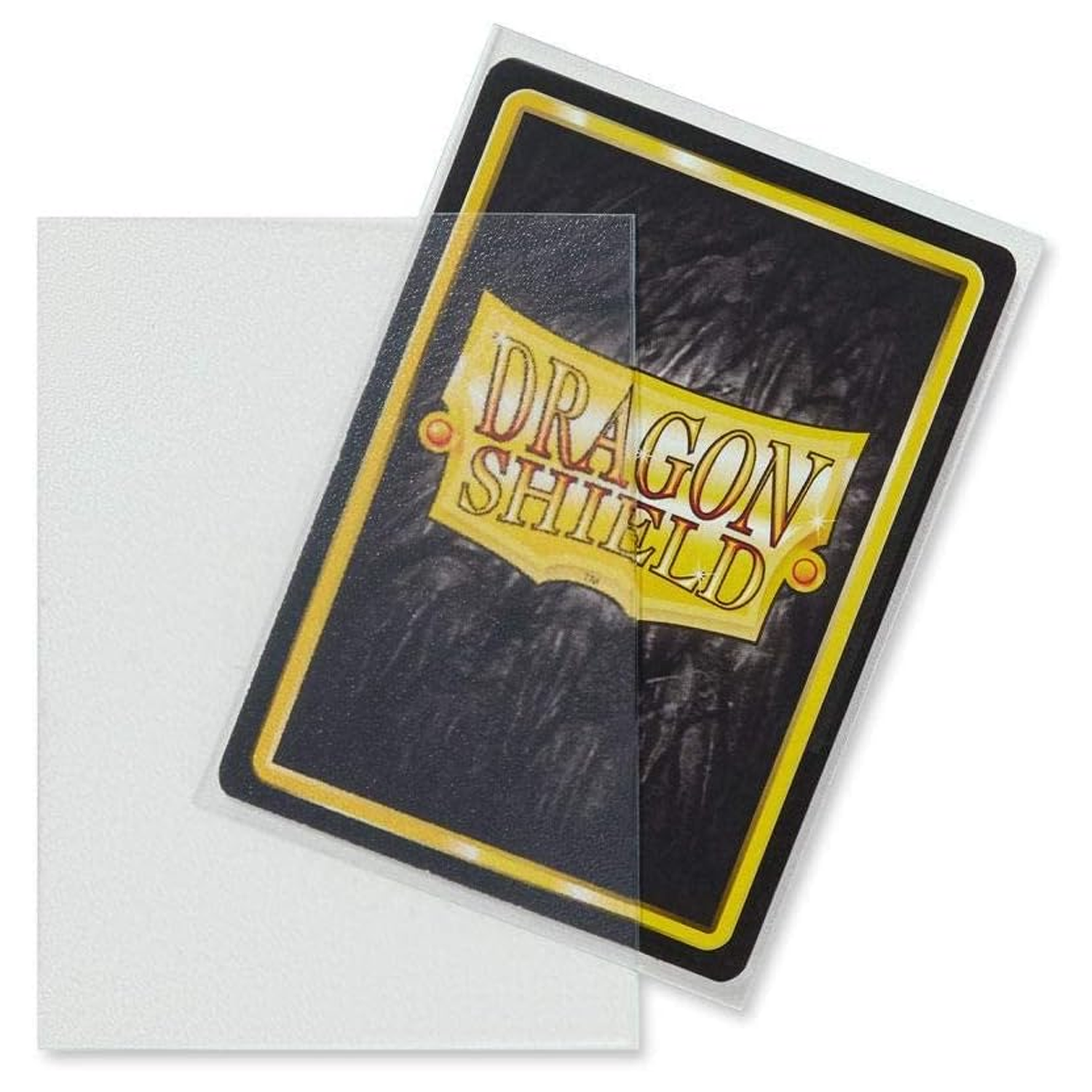 Dragon Shield Matte Standard Sized Card Sleeves 100 Pack: Clear (Sleeve Example) | Happy Piranha