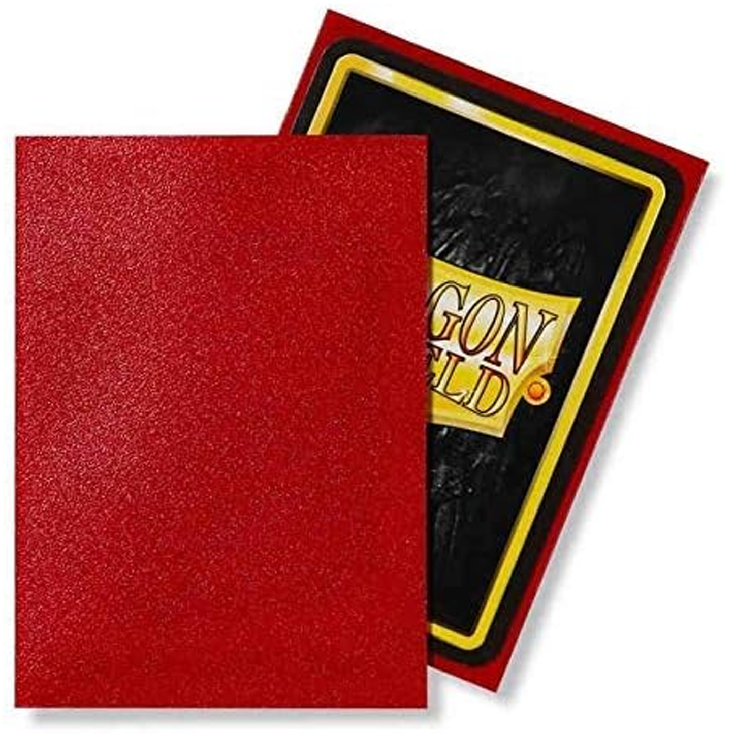 Dragon Shield Matte Standard Sized Card Sleeves 100 Pack: Ruby (Sleeve Example) | Happy Piranha