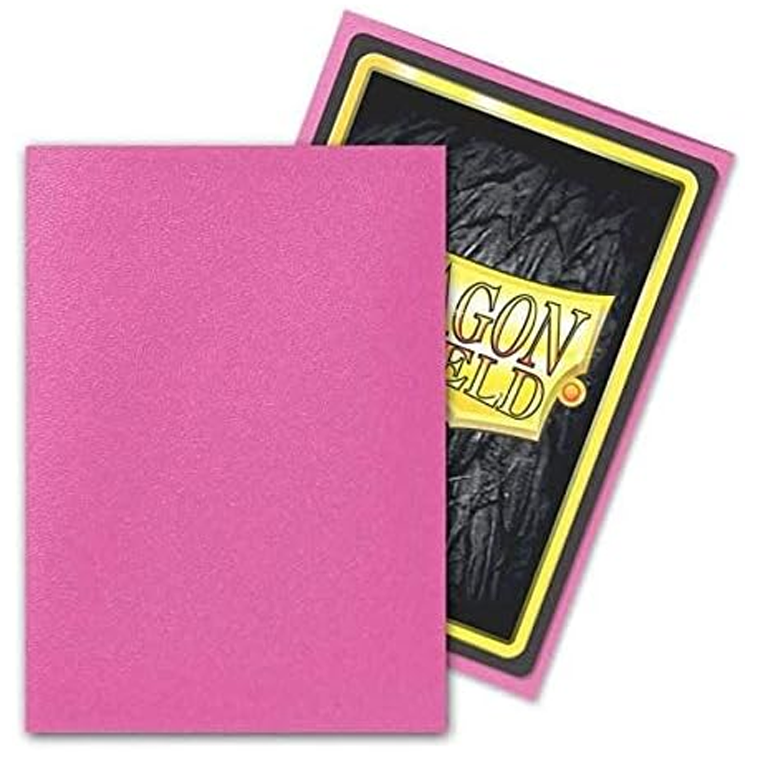Dragon Shield Matte Standard Sized Card Sleeves 100 Pack: Pink Diamond (Sleeve Example) | Happy Piranha