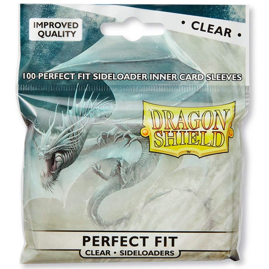 Dragon Shield Perfect Fit Sideloaders 100 Pack: Clear Card Sleeves