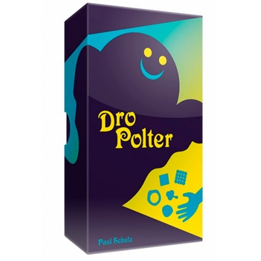 DroPolter Board Game (Front of Box) | Happy Piranha