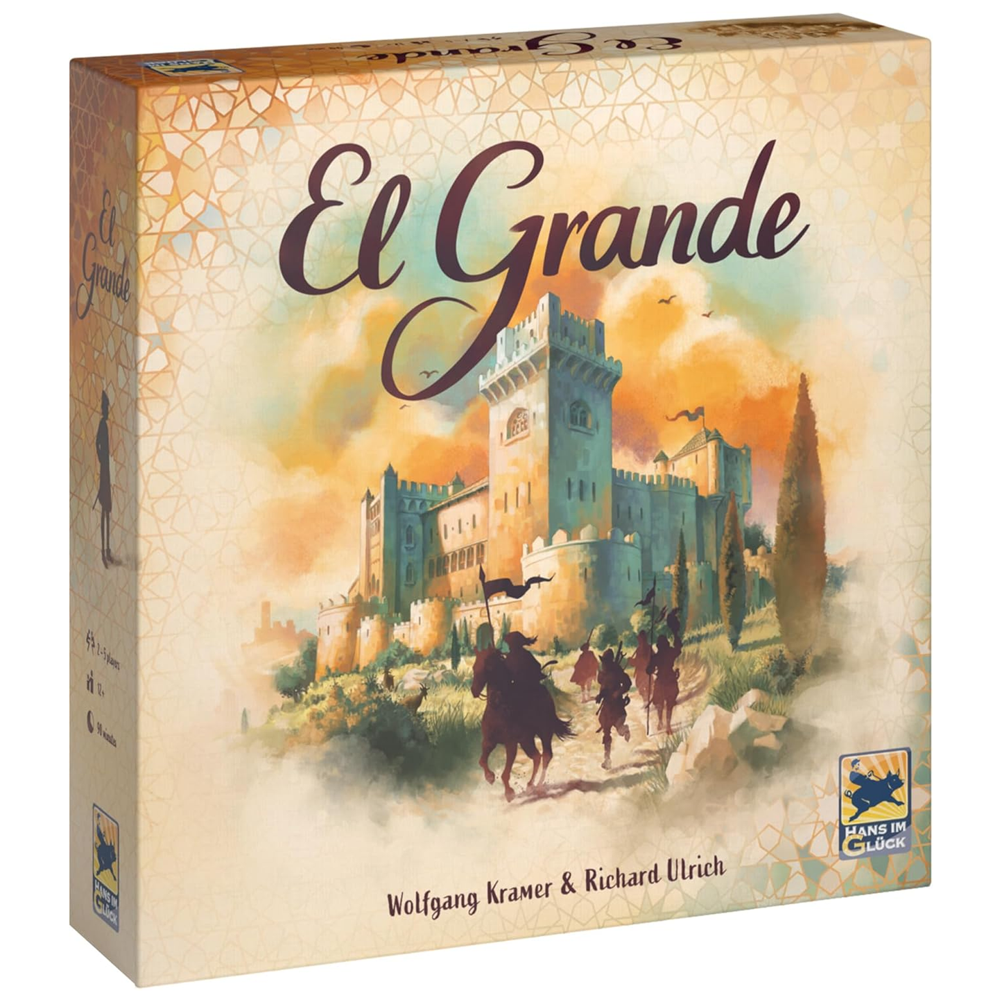 El Grande Board Game Front of Box | Happy Piranha
