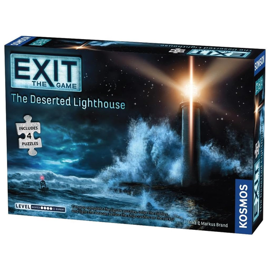 EXIT The Game + Puzzle: The Deserted Lighthouse (Box) On a White Background | Happy Piranha