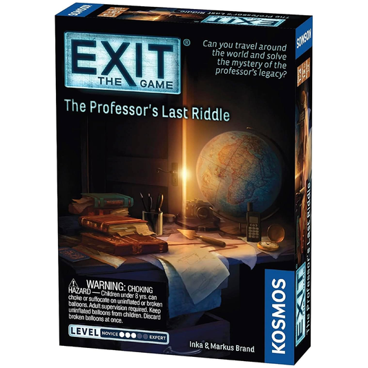 EXIT: The Professor's Last Riddle - Escape Room Board Game (Boxed) | Happy Piranha