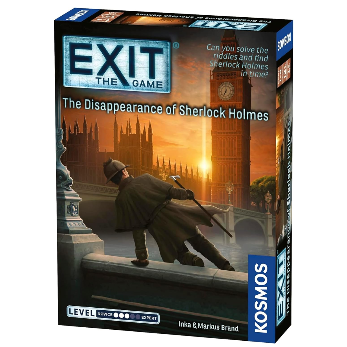 EXIT: The Disappearance of Sherlock Holmes Escape Room Board Game On a White Background | Happy Piranha