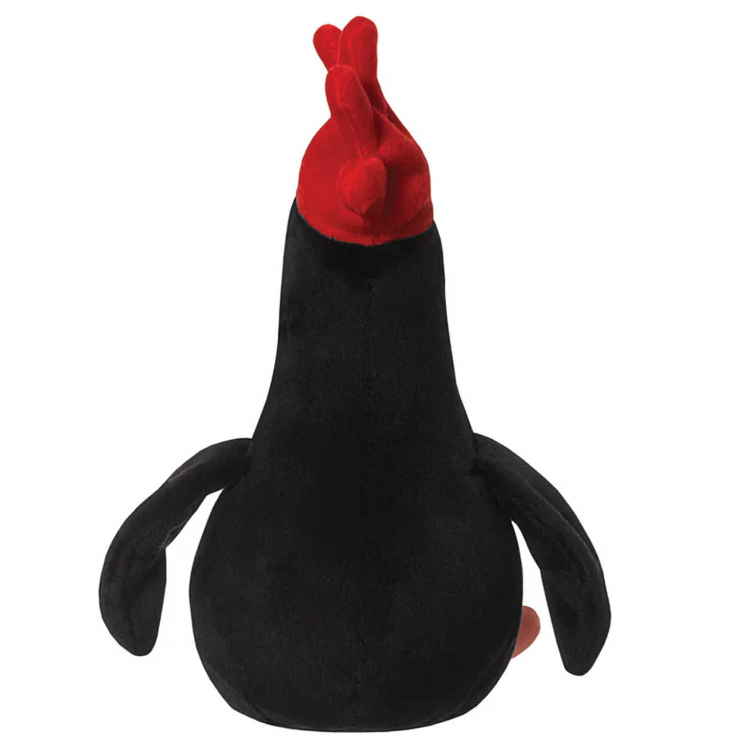 Feather McGraw the Penguin - 18cm Wallace & Gromit Soft Toy (Back View, Sitting) on a White Background | Happy Piranha