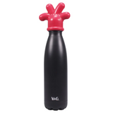 Wallace & Gromit Feathers McGraw Metal Water Bottle (Back) | Happy Piranha
