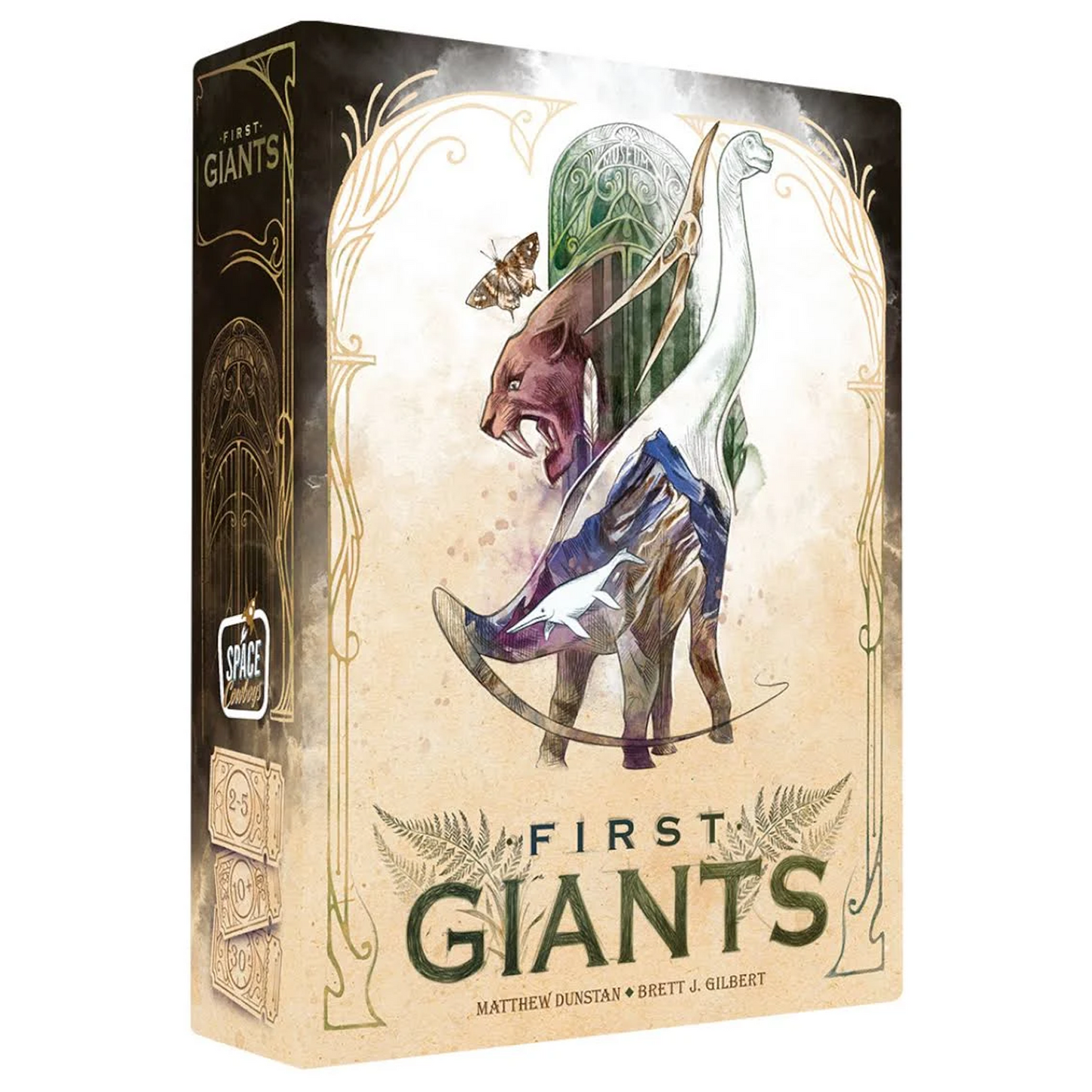 First Giants Board Game (Front of Box) on a White Background | Happy Piranha
