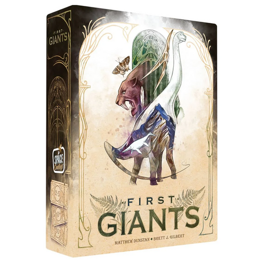 First Giants Board Game (Front of Box) on a White Background | Happy Piranha