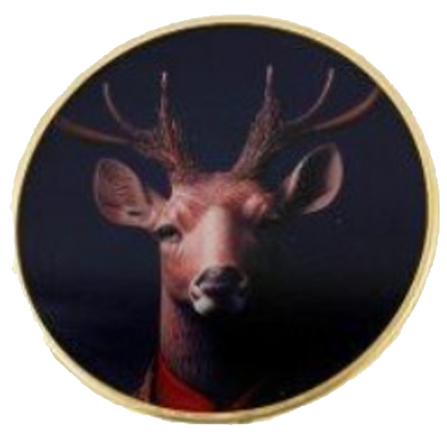 Forest Friends: Posh Animal Design Glass Coaster (Deer Design) | Happy Piranha
