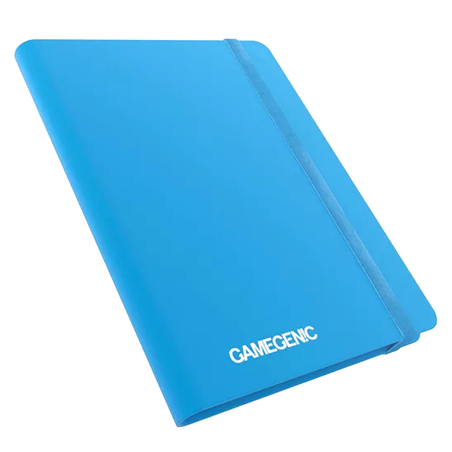 Gamegenic 9 Pocket (360 Card) Casual Trading Card Binder: Blue (Front) | Happy Piranha