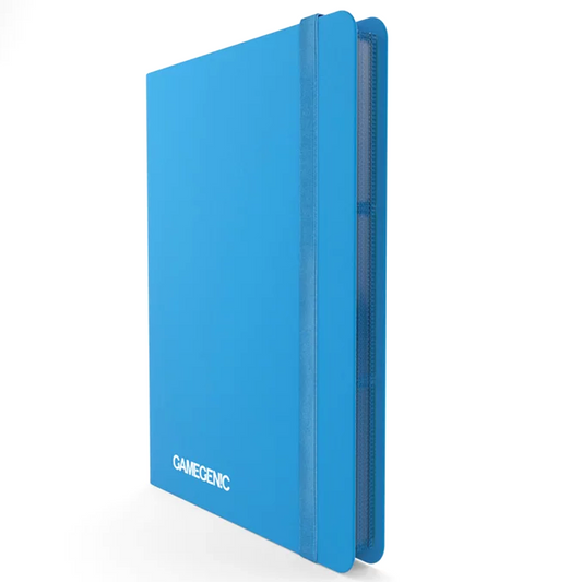 Gamegenic 9 Pocket (360 Card) Casual Trading Card Binder: Blue (Closed) | Happy Piranha